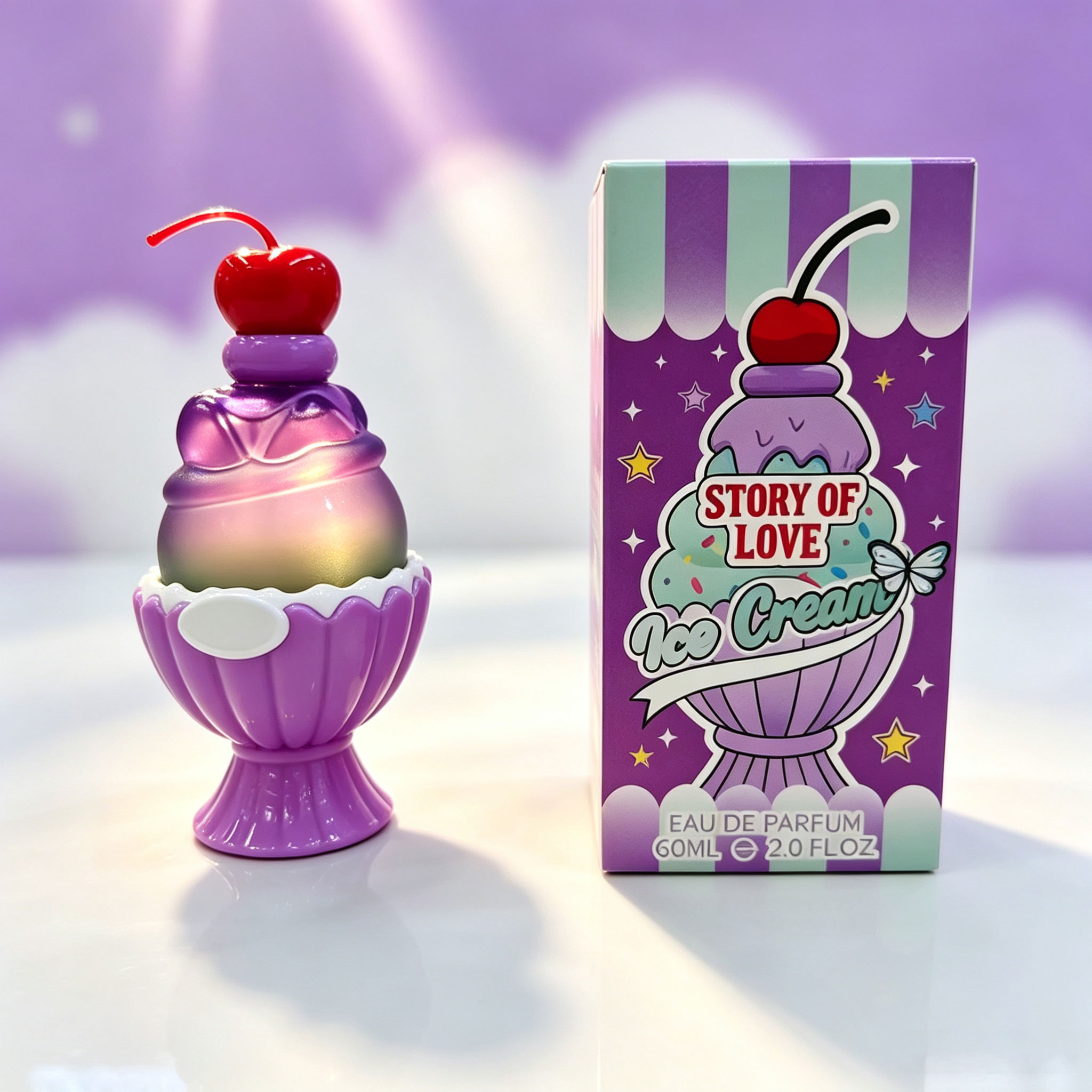 Candle Shop - Urocza woda perfumowana w kształcie lodów