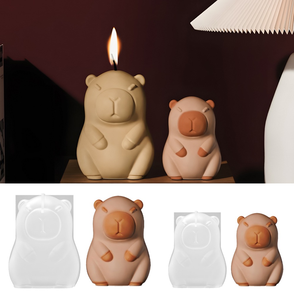 Candle Supplies In Bulk - Forma Silikonowa Świeca Zapachowa Kapibara Stojąca