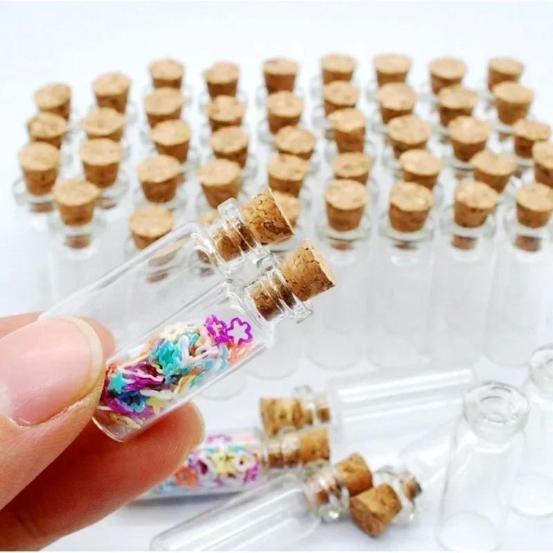 Candle Supplies Glass Jars - 5/10 szt. Kreatywne Mini Przezroczyste Kryształowe
