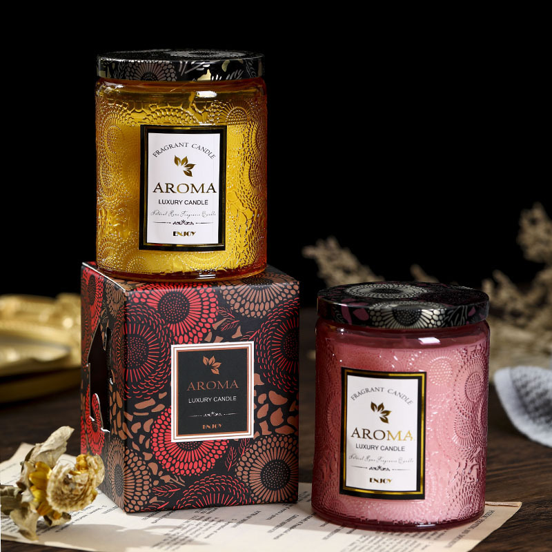 Candle Supplies Glass Jars - 1 szt. Świeca zapachowa w kreatywnym,