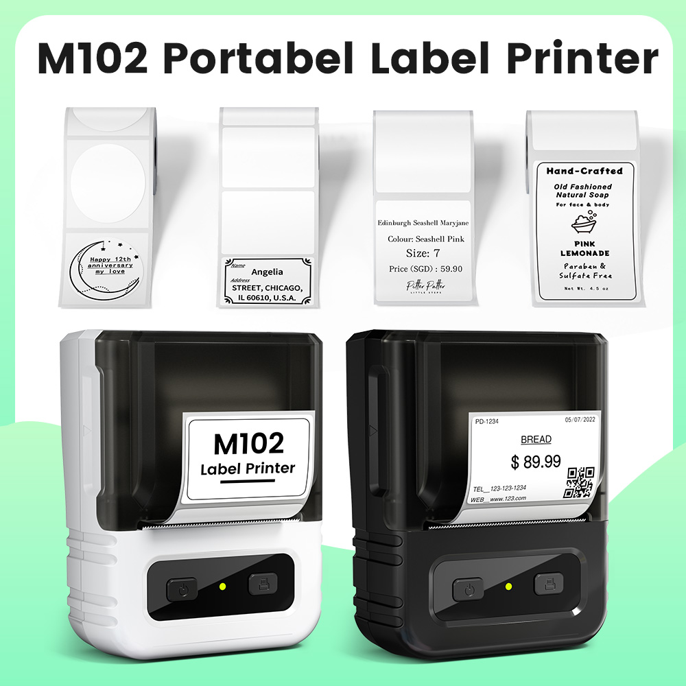 Sticker Label Template - Mini drukarka etykiet 20-50mm, termiczna drukarka