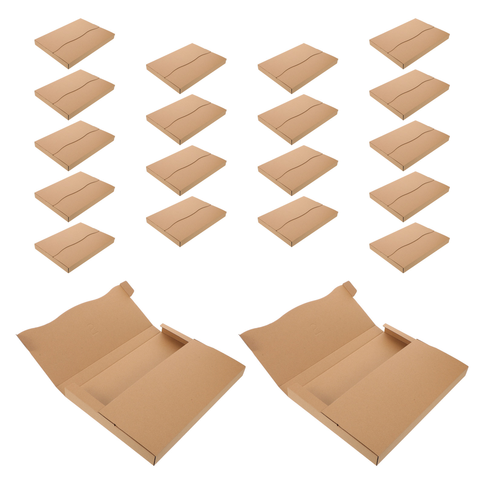 Kraft Paper Box - 20 sztuk kartonowych pudełek wysyłkowych na