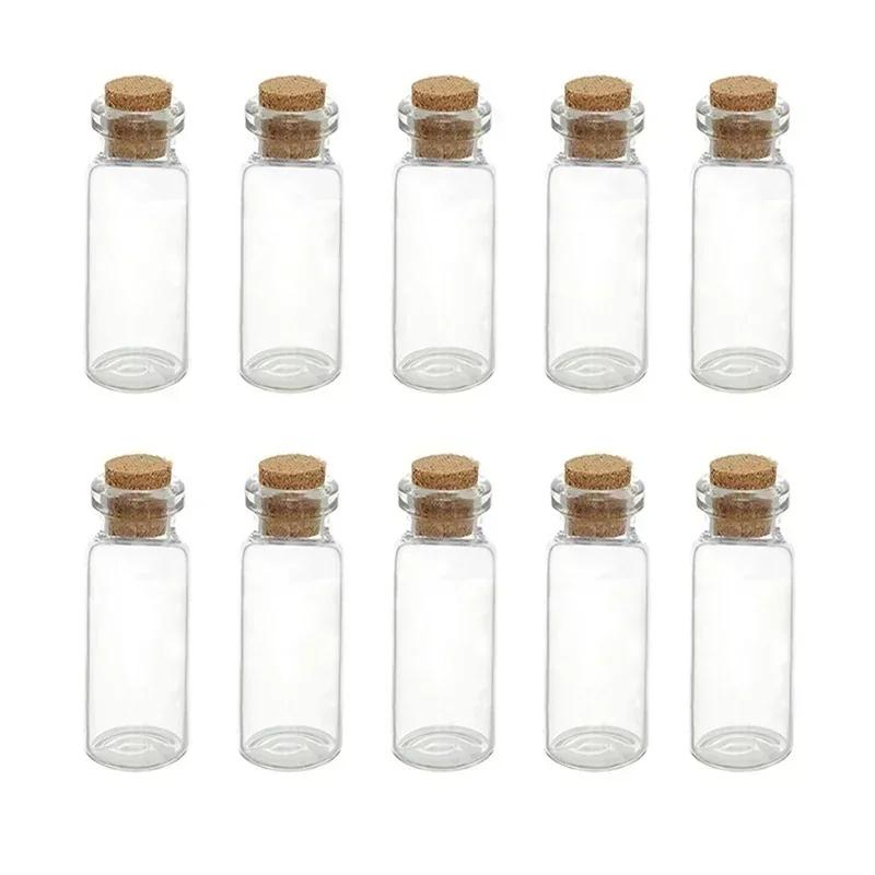 Candle Supplies Glass Jars - 5/10 szt. Kreatywne Mini Przezroczyste Kryształowe