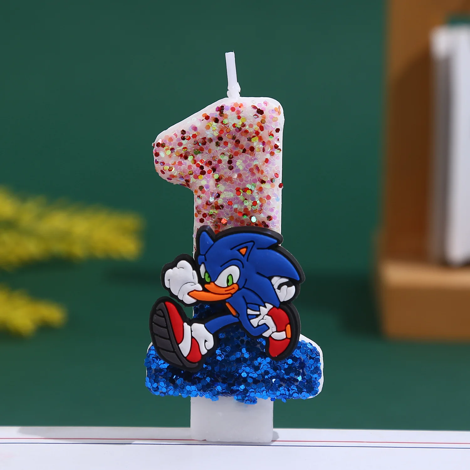 Niebieskie świece Sonic, cyfry – Your Candle Supplies recenzja i cena