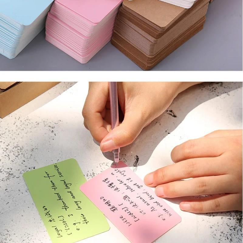 100 sztuk/pudełko, kartki z pa – Kraft Paper Box recenzja i cena