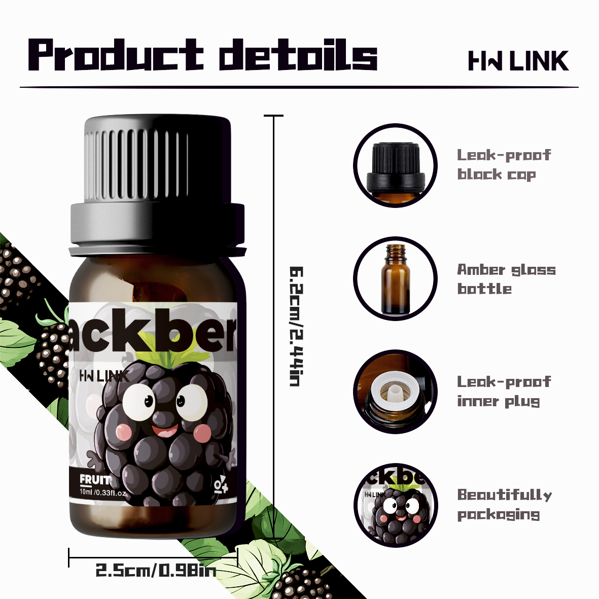 Olejek eteryczny z jeżyn 10ml, – Fragrance Oil 10Ml recenzja i cena