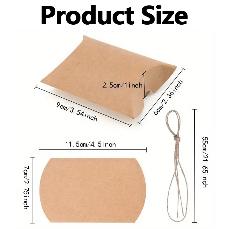 50/100 SZT. Wielokolorowe Pude – Kraft Paper Box recenzja i cena
