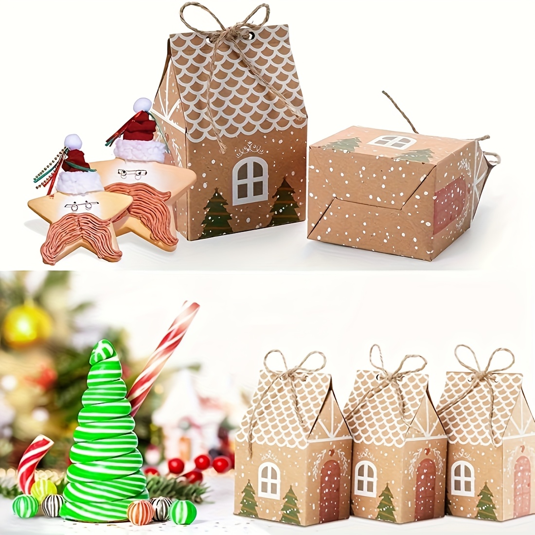 10/20 szt. Mini Pudełka Prezen – Kraft Paper Box recenzja i cena