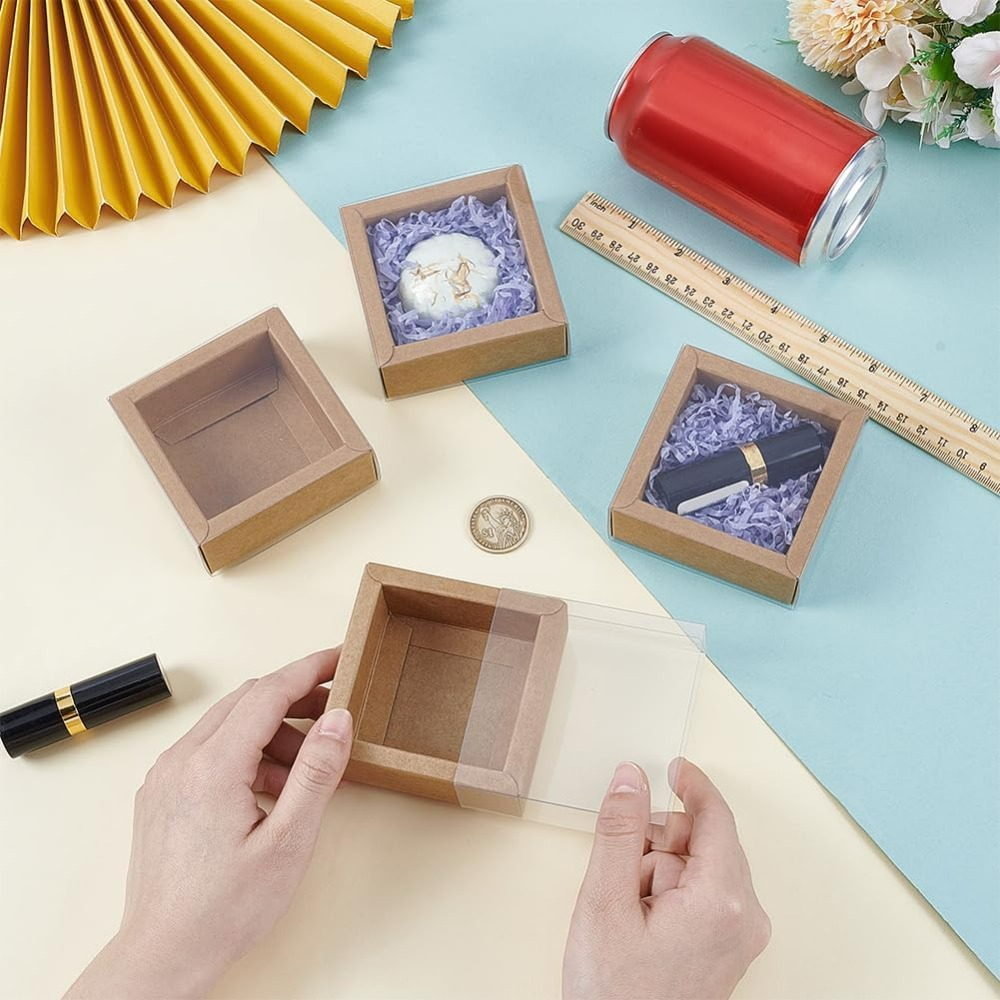 16 szt. Pudełek z papieru kraf – Kraft Paper Box recenzja i cena