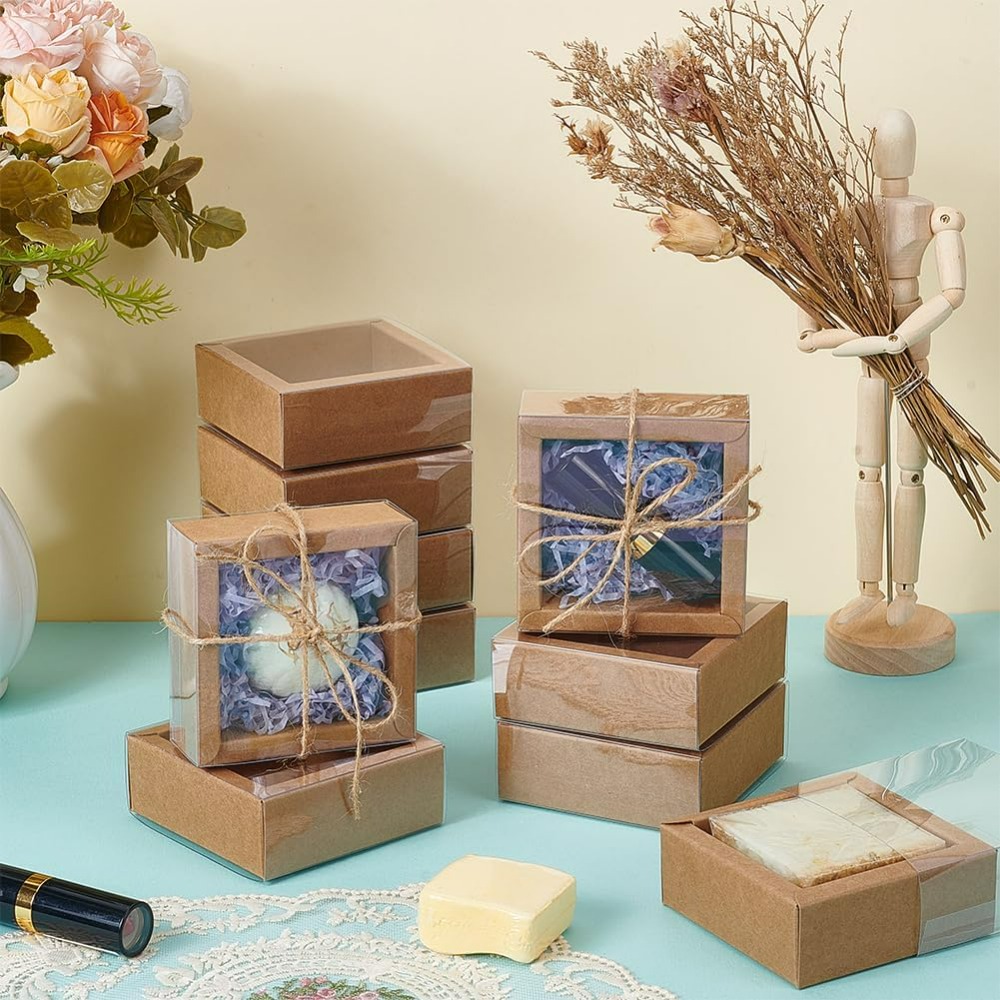 16 szt. Pudełek z papieru kraf – Kraft Paper Box recenzja i cena