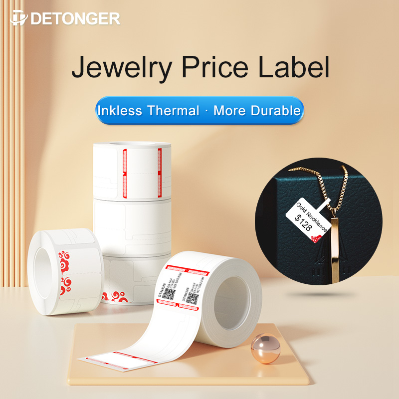 DETONGER Termiczny papier do e – Sticker Label Template recenzja i cena