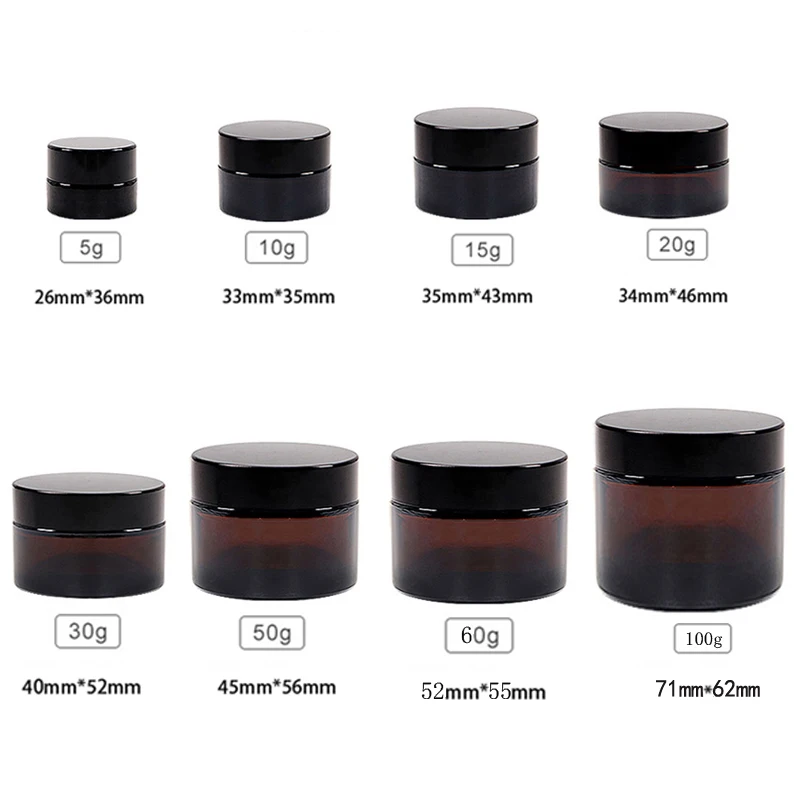 5 szt. Bursztynowe puste szkla – Candle Supplies Glass Jars recenzja i cena