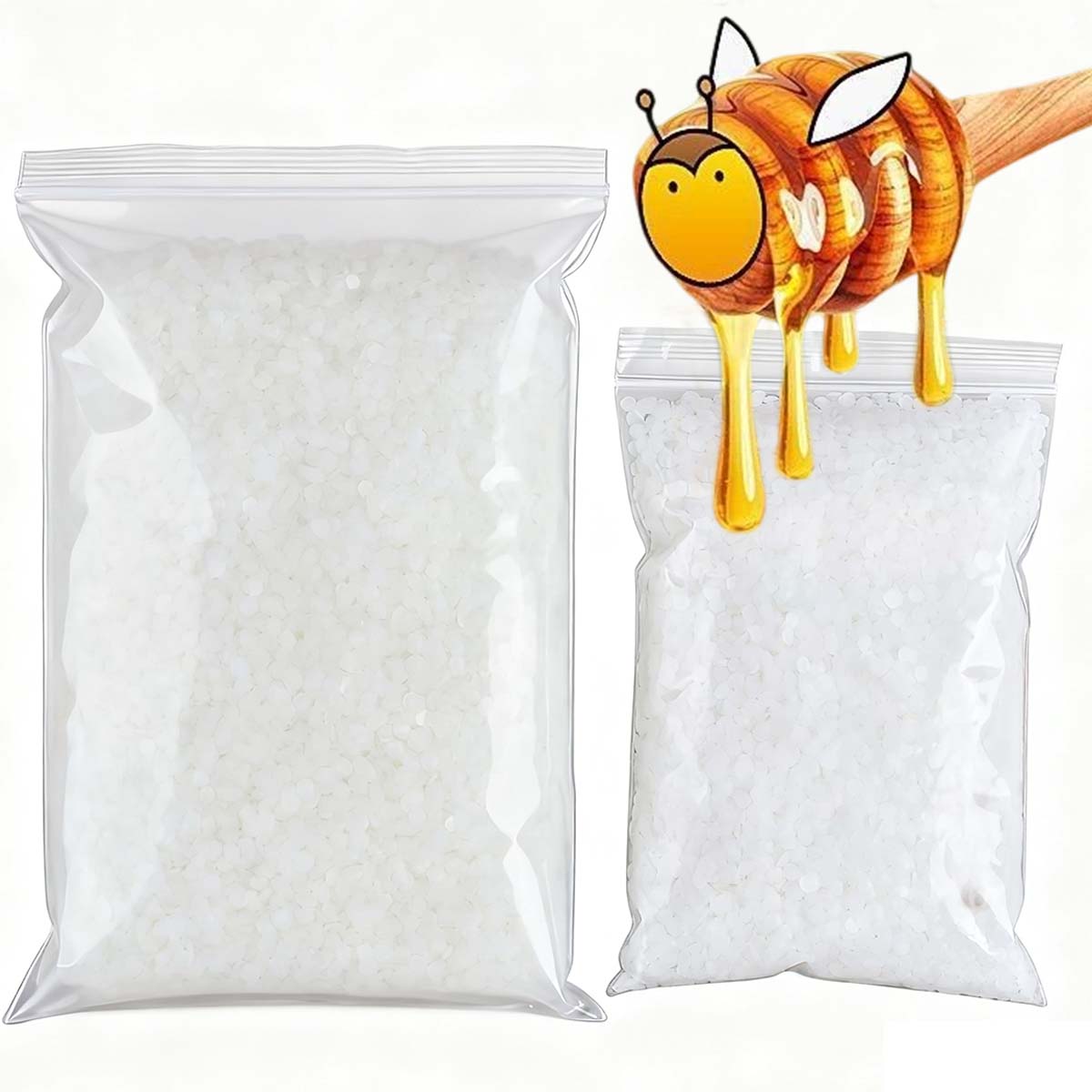 200g-1000g Biały Wosk Pszczeli – Candle Supplies In Bulk recenzja i cena