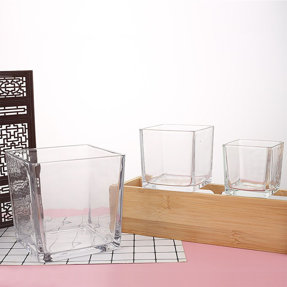 Geometria Kwadratowy świecznik – Candle Supplies Glass Jars recenzja i cena