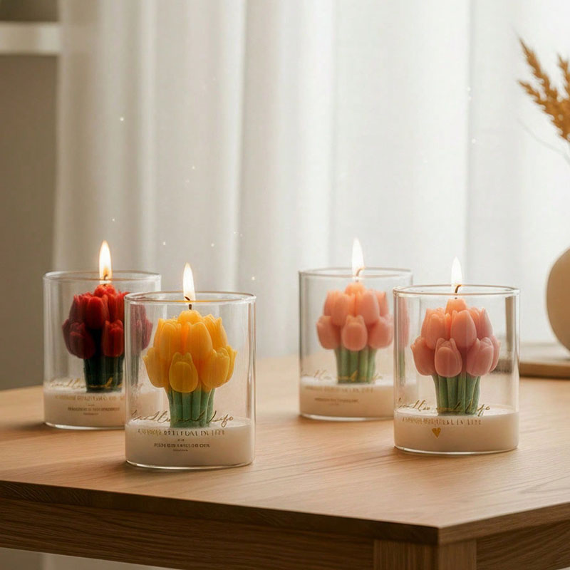 Świeca Tulipan w Szklanym Słoi – Candle Supplies Glass Jars recenzja i cena